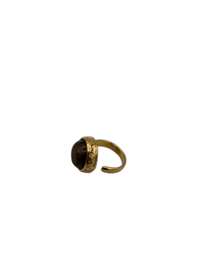 Tiger eye rings