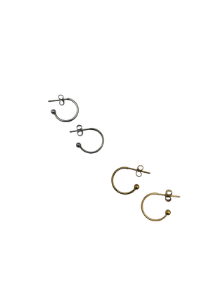 Charm holder hoops|