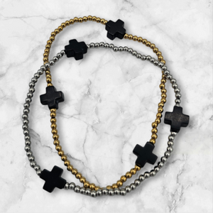 Cross stacklable bracelet