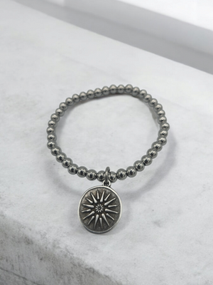 Grecian coin bracelet