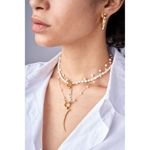 Freshwater pearl necklaces